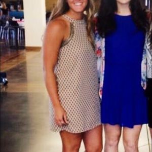 Halter Tan Short Dress